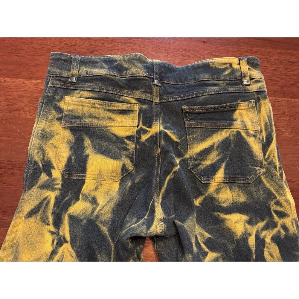 36 Lip Service Bleach Splatter Jeans Y2K Punk Goth Industrial Rave Pants USA Men - Picture 12 of 12